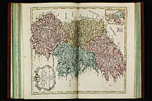 Mappa Geographica Regni Hiberniae ad emendatiora quae adhuc prodierunt exempla jussu Acad. Reg. Scient. et Eleg. Litter. descripta