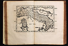 Europae Tabula Sexta continet Italiam & Cyrnum insulam.
