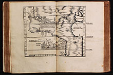 Tabula terrae noua, Christophorus Columbus natione Italus, patria Genuensis...