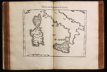 Tabula noua Siciliae, Sardiniae, & Corsicae