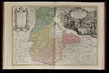 Princip. Silesiae Iavoriensis in IV. circulos, Iaver, Hirschberg, Lemberg und Bvntzlav divisi ac I. W. Wieland geometra ...