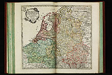 Mappa Geographica Circuli Westphalici Rhenani Superioris Belgii Foederati Et Catholici ad emendatiora Exemplaria ...