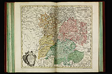 Mappa Geographica Sueviae, Helvetiae, Lotharingiae, et adiacentium Regionum ad emendatiora exempla adhuc edita ...