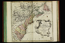 Mappa Geographica Americae Septentrionalis ad emendatiora Exemplaria adhuc edita jussu Acad. Reg. Scient. et Eleg. Litt. descripta  Pars II