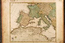 Tabula Geographica Europae ad emendatiora Exempla adhuc edita jussu Acad. Reg. scient. et litt. eleg. Boruss. descripta. [3]