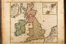 Tabula Geograph. Magnae Britanniae ad emendatiora Exempla adhuc edita jussu Acad. Reg. Scient. et Litter. eleg. Prussicae descripta